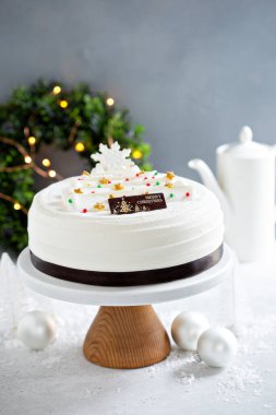 Beyaz Christmas cake