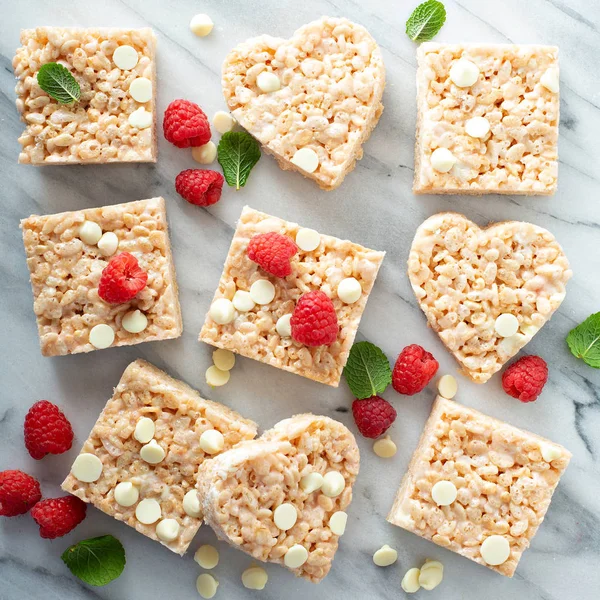 Croustilles de riz traiter avec framboise — Photo