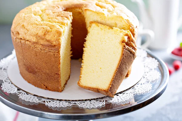 Pound cake plak — Stockfoto