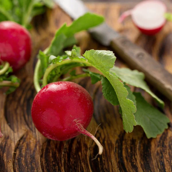 Cooking with radishes — Stock Photo, Image