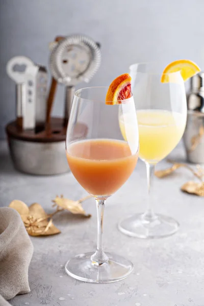 Refrescantes mimosas para el brunch — Foto de Stock