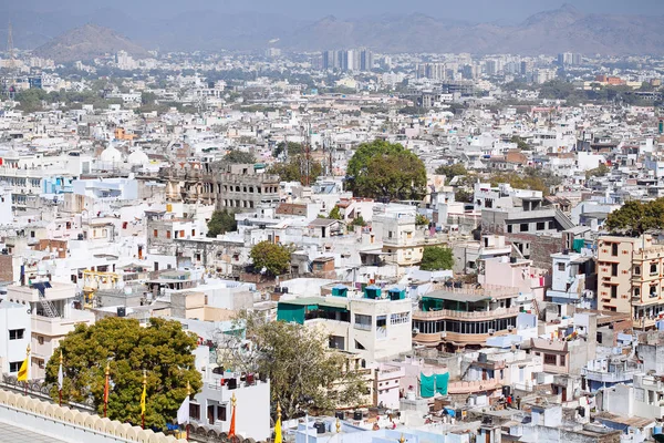 Vista aérea da cidade de Udaipur, Índia — Fotografia de Stock