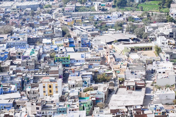 Vista para a cidade de Chittorgarh, Índia. Rajastão . — Fotografia de Stock