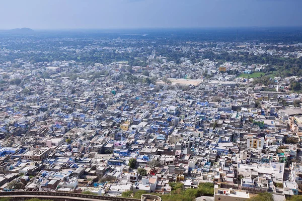 Vista para a cidade de Chittorgarh, Índia. Rajastão . — Fotografia de Stock