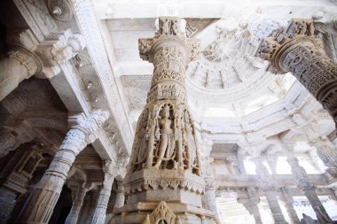 İç Ranakpur Tapınağı, Rajasthan Hindistan