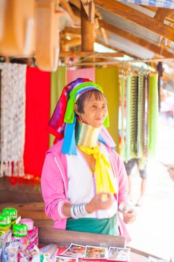 Mae Hong Son, Chiang Mai, Tayland - 21 Kasım 2013: tanımlanamayan 