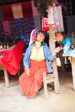 Mae Hong Son, Chiang Mai, Tayland - 21 Kasım 2013: tanımlanamayan 