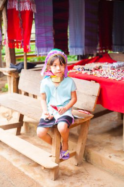 Mae Hong Son, Chiang Mai, Tayland - 21 Kasım 2013: tanımlanamayan 