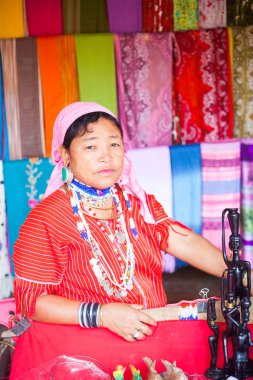 Mae Hong Son, Chiang Mai, Tayland - 21 Kasım 2013: tanımlanamayan 