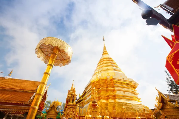 Wat Phra Dat Doi Suthep in Chiang Mai, Thailand — Stockfoto
