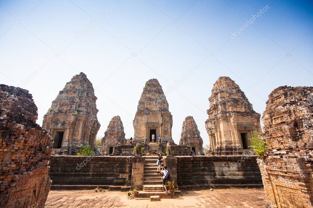 Eastern Mebon temple at Angkor wat complex, Cambodia.