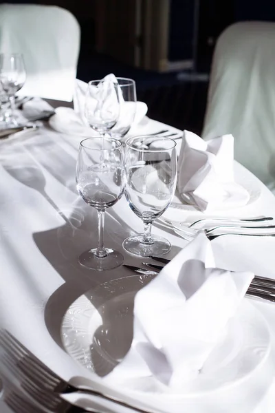 テーブル イベント パーティーや結婚式の設定 — ストック写真