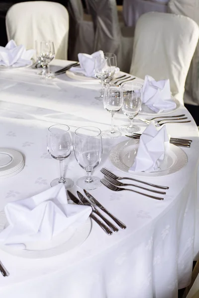 Tabellen för ett event fest eller bröllop — Stockfoto