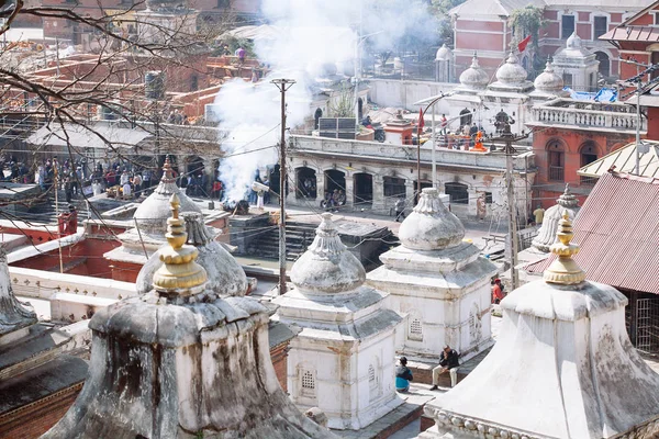 在加德满都，尼泊尔的帕斯帕提纳神庙 — 图库照片