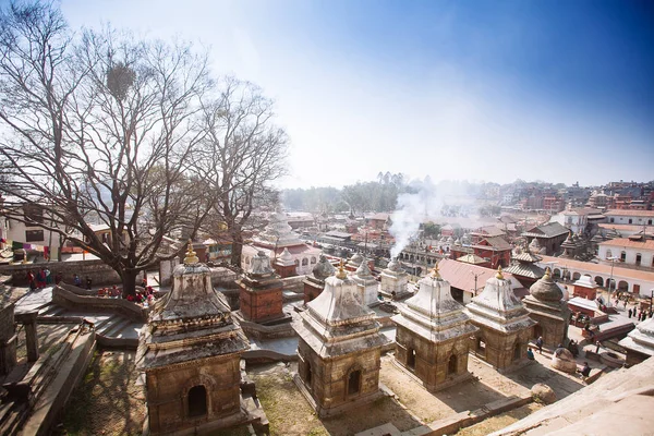 Templo de Pashupatinath em Kathmandu, Nepal — Fotografia de Stock