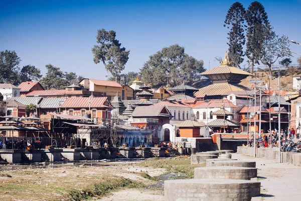 Pashupatinath tempel in Kathmandu, Nepal — Stockfoto