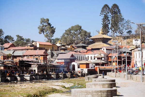 Tempio di Pashupatinath a Kathmandu, Nepal — Foto Stock
