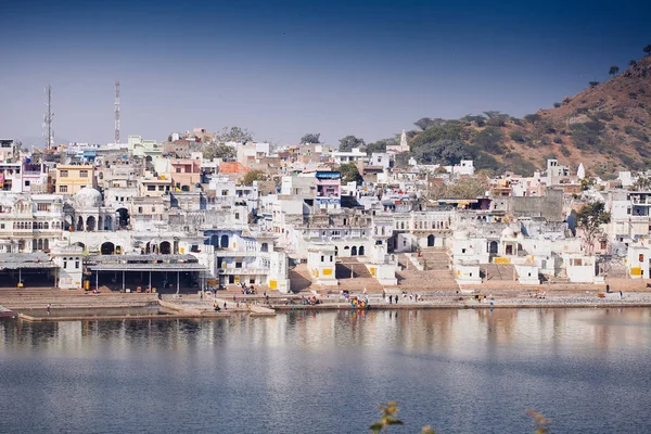 View of the City of Pushkar, Rajasthan, India. — Stock Photo, Image