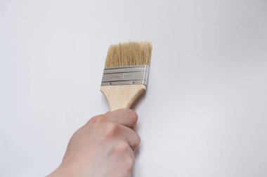 Beyaz duvar ev Boyama ressam