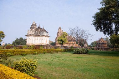Pratapeshwar Tapınağı. Khajuraho Batı tapınakları. Hindistan. 