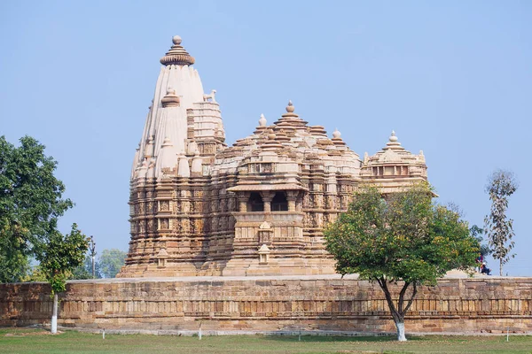 Hindoeïstische en Jain tempels in Khajuraho. Madhya Pradesh, India — Stockfoto
