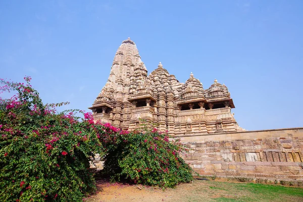 Kandariya Mahadeva Tempel in Khajuraho, India. — Stockfoto