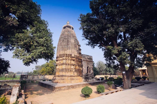 Templo Adinath Jain. Grupo Oriental dos Templos, Khajuraho, Madhya — Fotografia de Stock