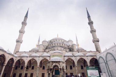 Istanbul'da Sultanahmet Camii (Sultanahmet Camii) görünümü