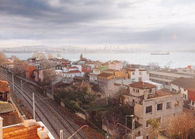 Istanbul, Türkiye - Jan 17: Istanbul Caddesi üzerinde 17 Ocak 2018 yılında ben