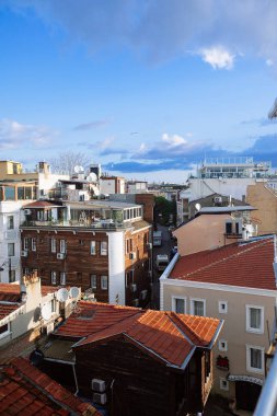 Istanbul, Türkiye - Jan 17: Istanbul Caddesi üzerinde 17 Ocak 2018 yılında ben