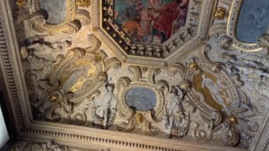 Venedik, İtalya - 21 Ocak 2020 Doge Sarayı, Palazzo Ducale. San Marco Meydanı, Venedik, İtalya.