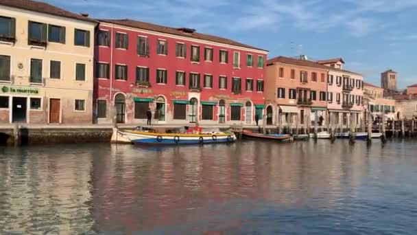Murano Italie Janvier 2020 Île Murano Dans Lagune Venise Italie — Video