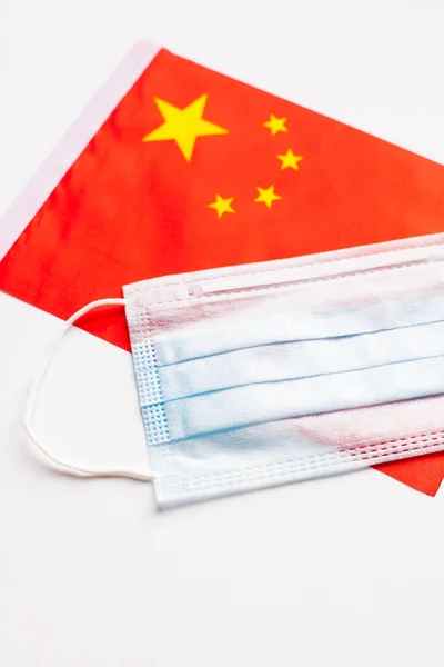 China Gesundheitskonzept. Grippeausbruch und Coronavirus oder Coronaviren Grippe. — Stockfoto