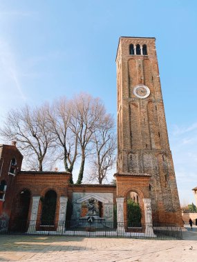 MURANO, ITALY - JANUARY 20, 2020: island of Murano in the lagoon