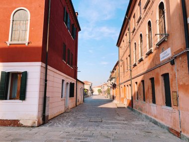 MURANO, ITALY - JANUARY 20, 2020: island of Murano in the lagoon