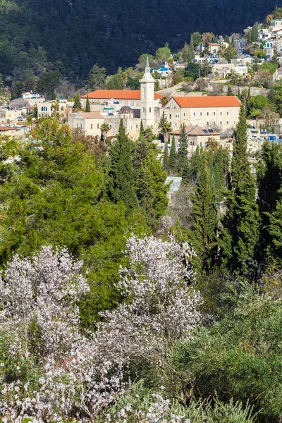 天主教的修女院，ein kerem 耶路撒冷 — 图库照片