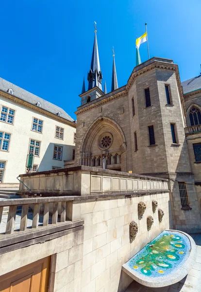 Abadía e Iglesia de San Ioann, Luxemburgo — Foto de Stock