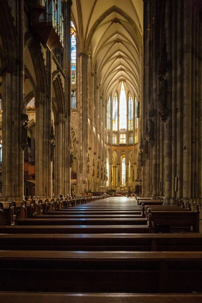 Interno della Cattedrale di Colonia, Germania — Foto Stock