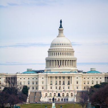 Capitol Binası gün batımına, Washington Dc