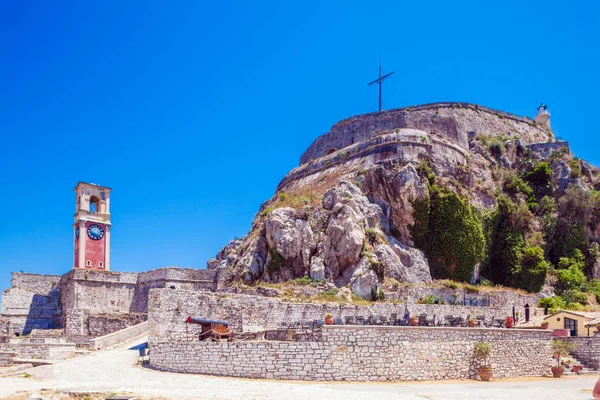 在拉岛，科孚岛旧堡垒 — 图库照片