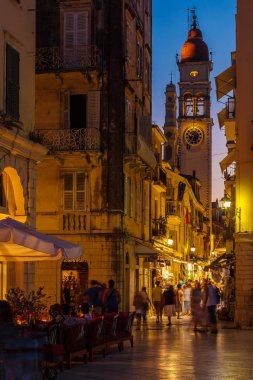 Trimythous gece, Corfu, Aziz Spyridon Kilisesi
