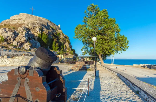 Gammal fästning i Kerkyra, Corfu — Stockfoto