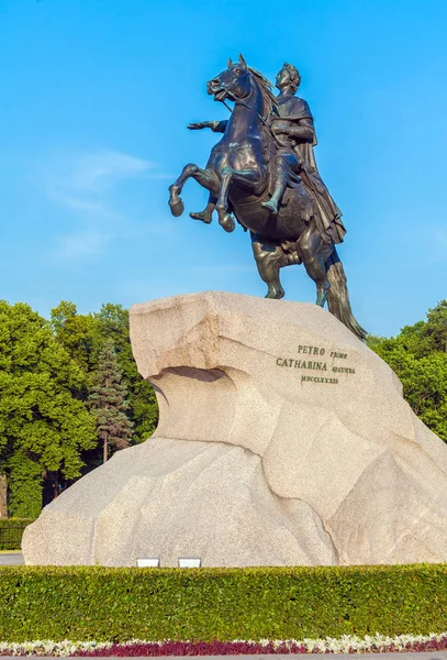 Bronze Horseman Statue, Saint Petersburg, Russia — Stock Photo, Image