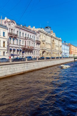 Saint Petersburg, Rusya - 26 Temmuz 2014: Tur ile bir tur tekne