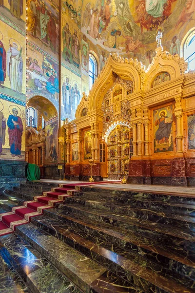 SAINT PETERSBURG, RUSSIA - JULY 26, 2014:  Interior of The Churc — Stock Photo, Image