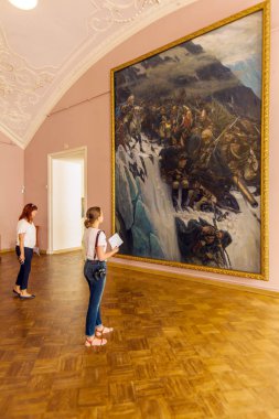 Saint Petersburg, Rusya - 26 Temmuz 2014: Inte bir öğrenci