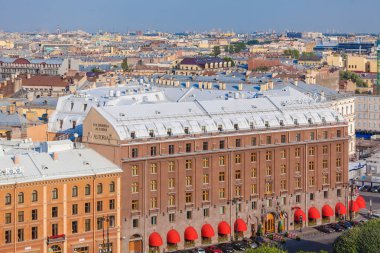 Saint Petersburg, Rusya - 26 Temmuz 2014: Obs görünümünden