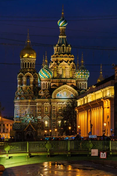 Kostel Spasitele na rozlité krve, Petrohrad — Stock fotografie