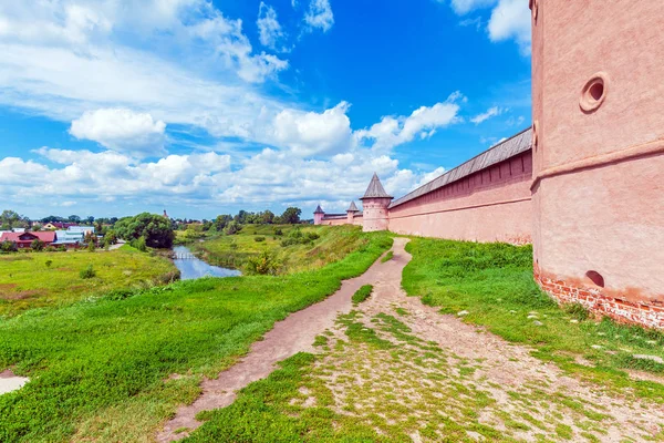 Klasztor Saint Eutymiusz ściany, Suzdal — Zdjęcie stockowe