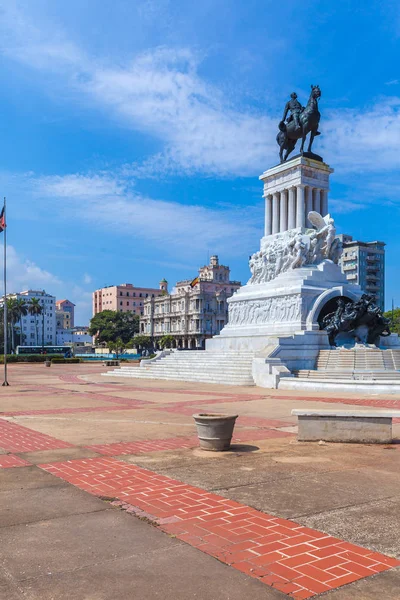 Estátua do General Maximo Gomez, Havana, Cuba — Fotografia de Stock